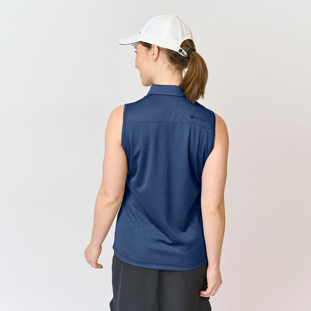 Ladies Performance Polo Top, Navy