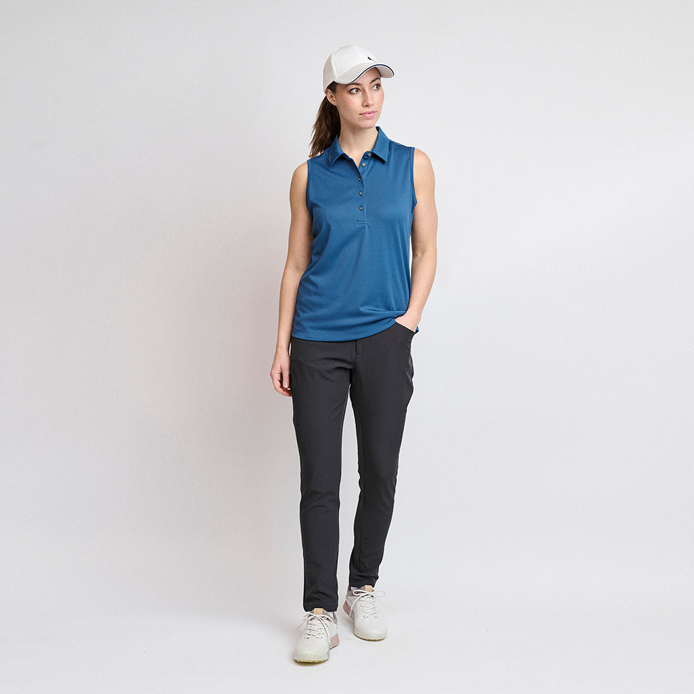 Ladies Performance Polo Top, Ensign Blue