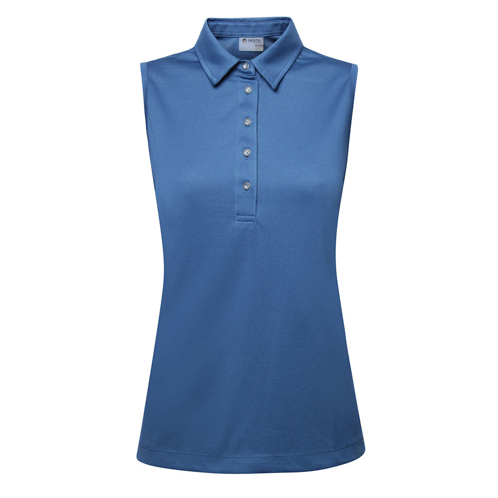 Ladies Performance Polo Top, Ensign Blue