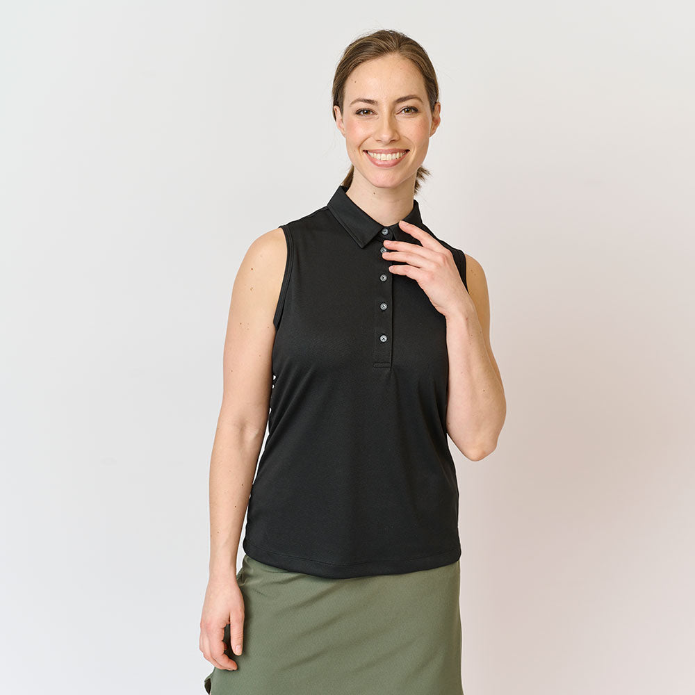 Ladies Performance Polo Top, Black