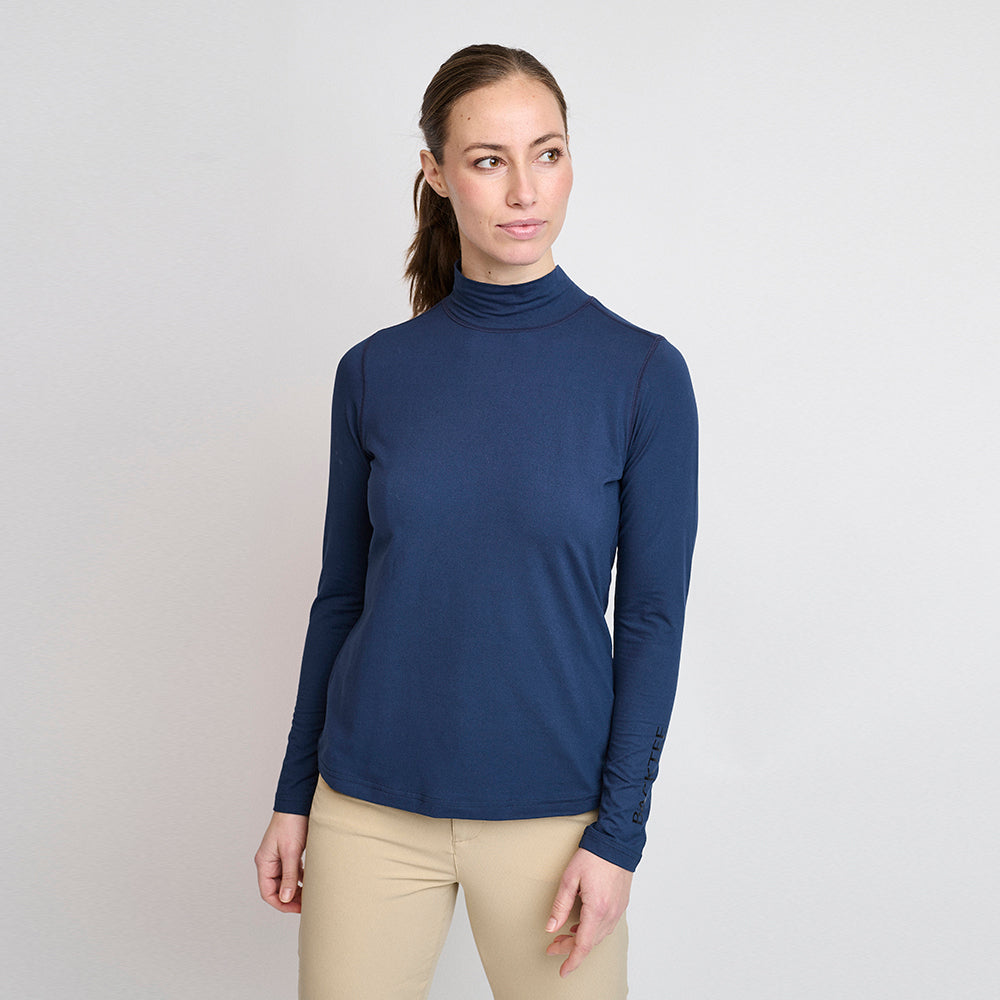 Ladies First Skin Turtleneck, Navy