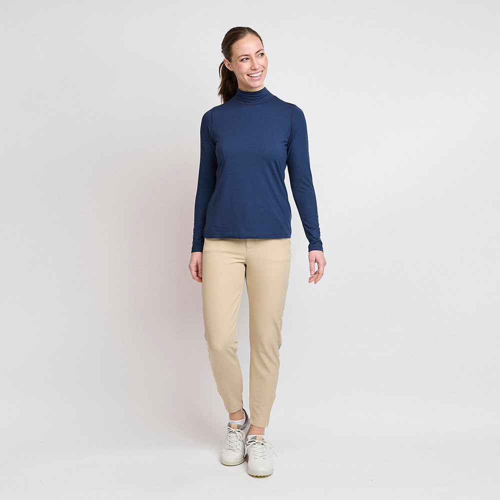 Ladies First Skin Turtleneck, Navy