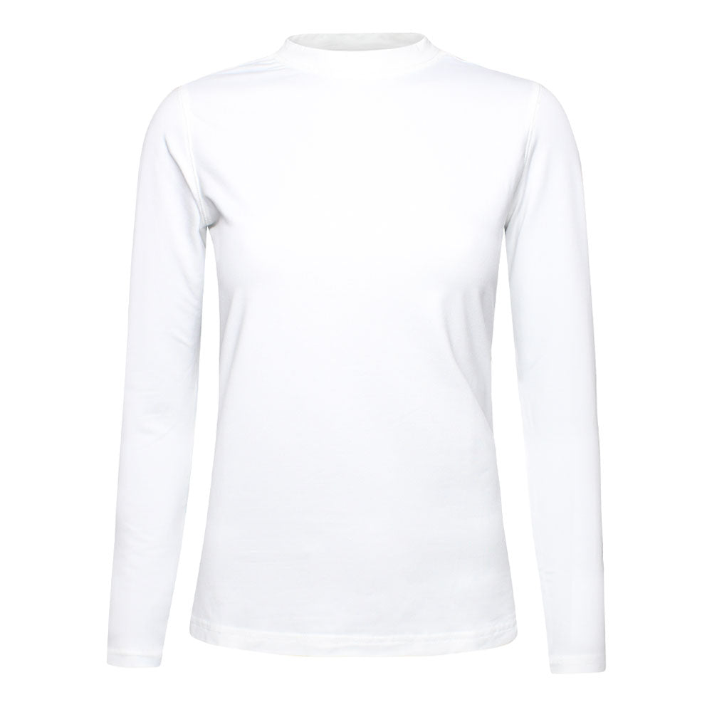 Ladies First Skin Round Neck, White