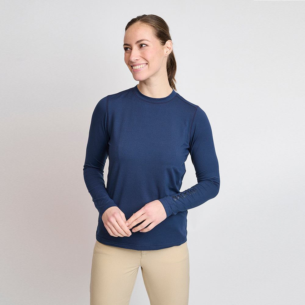 Ladies First Skin Round Neck, Navy