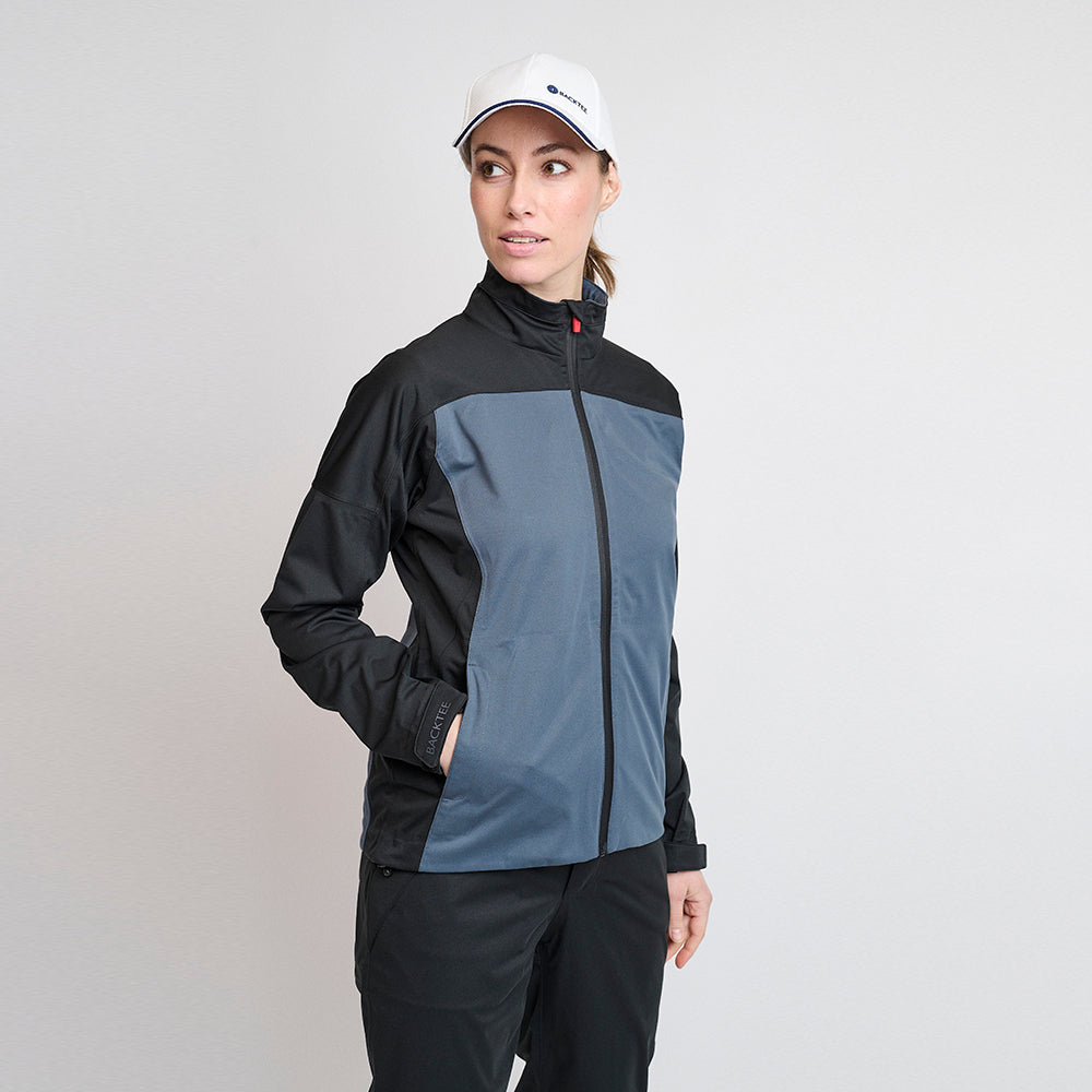 Ladies 4Way Stretch Pro Rain Jacket, Ombre Blue