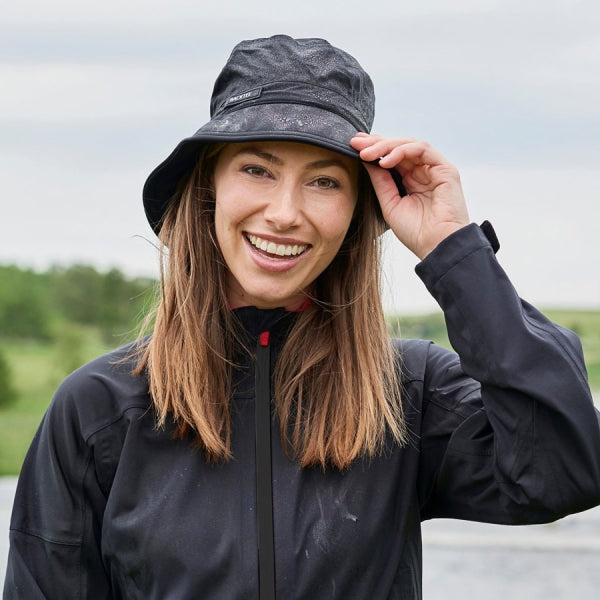 BACKTEE Unisex Rain Hat, Black