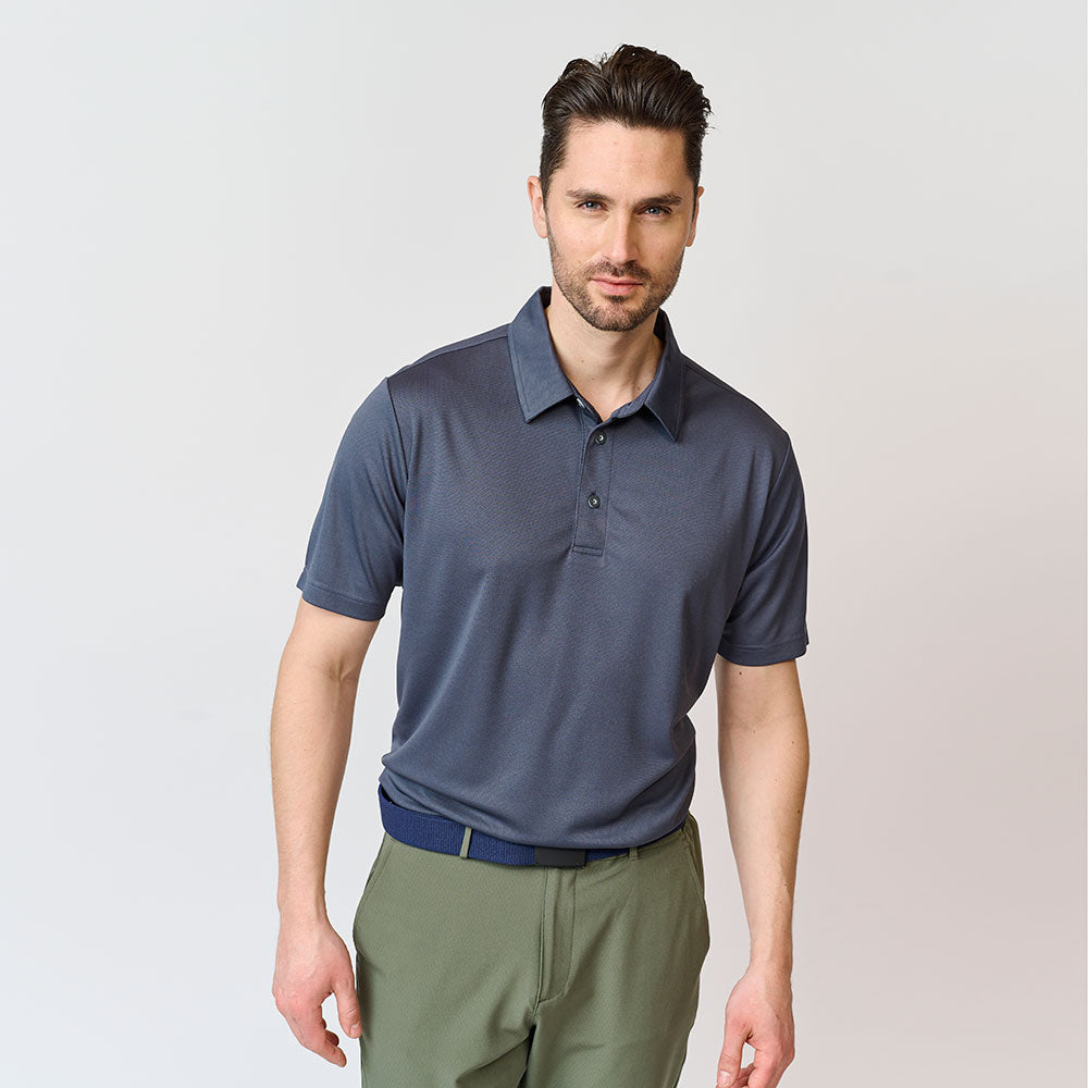 Mens Performance Polo, Ombre Blue