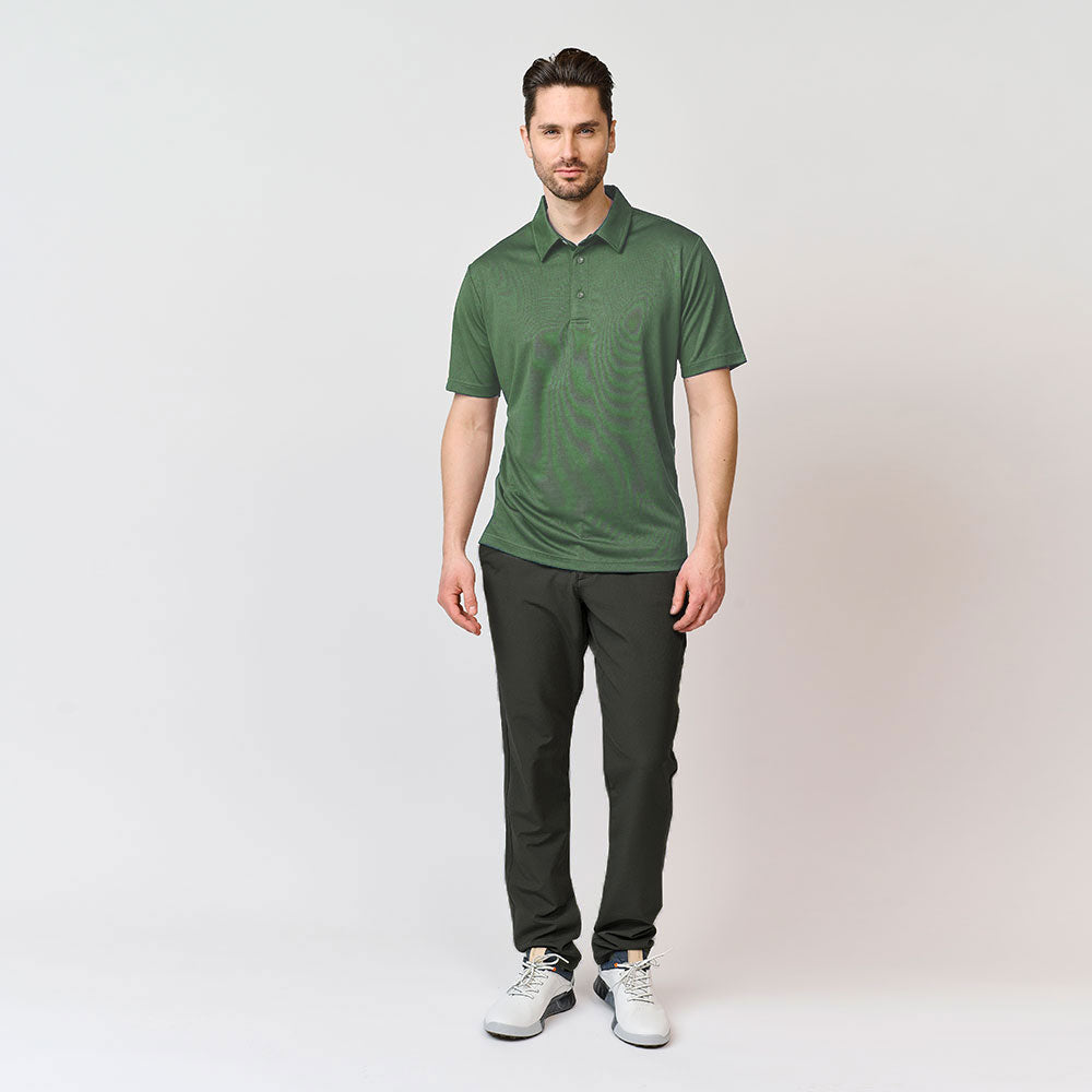 Mens Performance Polo, Bistro Green