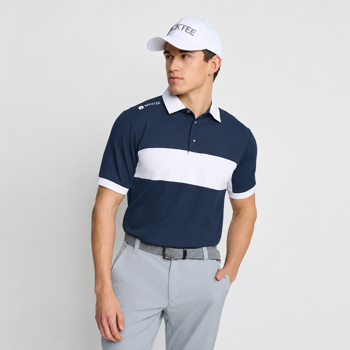 Men's Focus Polo, Navy